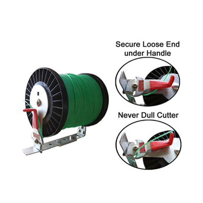 Trimmer Line Spool Rack w/Cutter (Open/Enclosed Trailers)