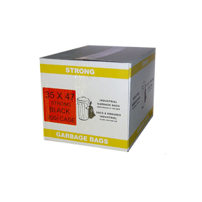 35 x 47 Strong Black Garbage Bags