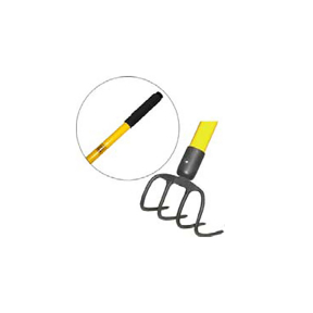 Long Handle 4 Tine Cultivator w/Fiberglass Handle