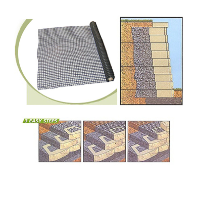 Geogrid 150D Retaining Wall System